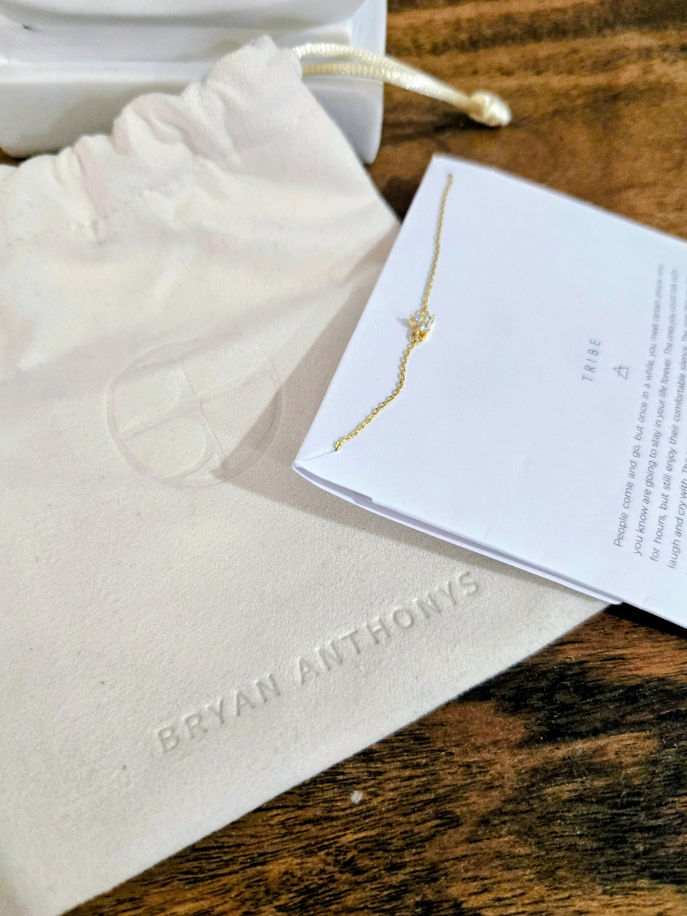 NWT Bryan Anthonys "Tribe" Dainty Gold Bracelet - Picture 10 of 11